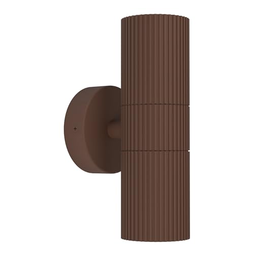 eglo-tomelloso-au-en-wandleuchte-up-down-gu10-ip44-aluminium-rostfarben image 7