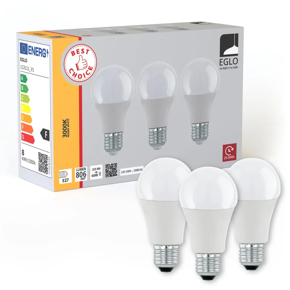 eglo-milky-e27-led-lampen-3er-set-8-5w-gl-hbirnen-a60-warmwei-6-cm image 1