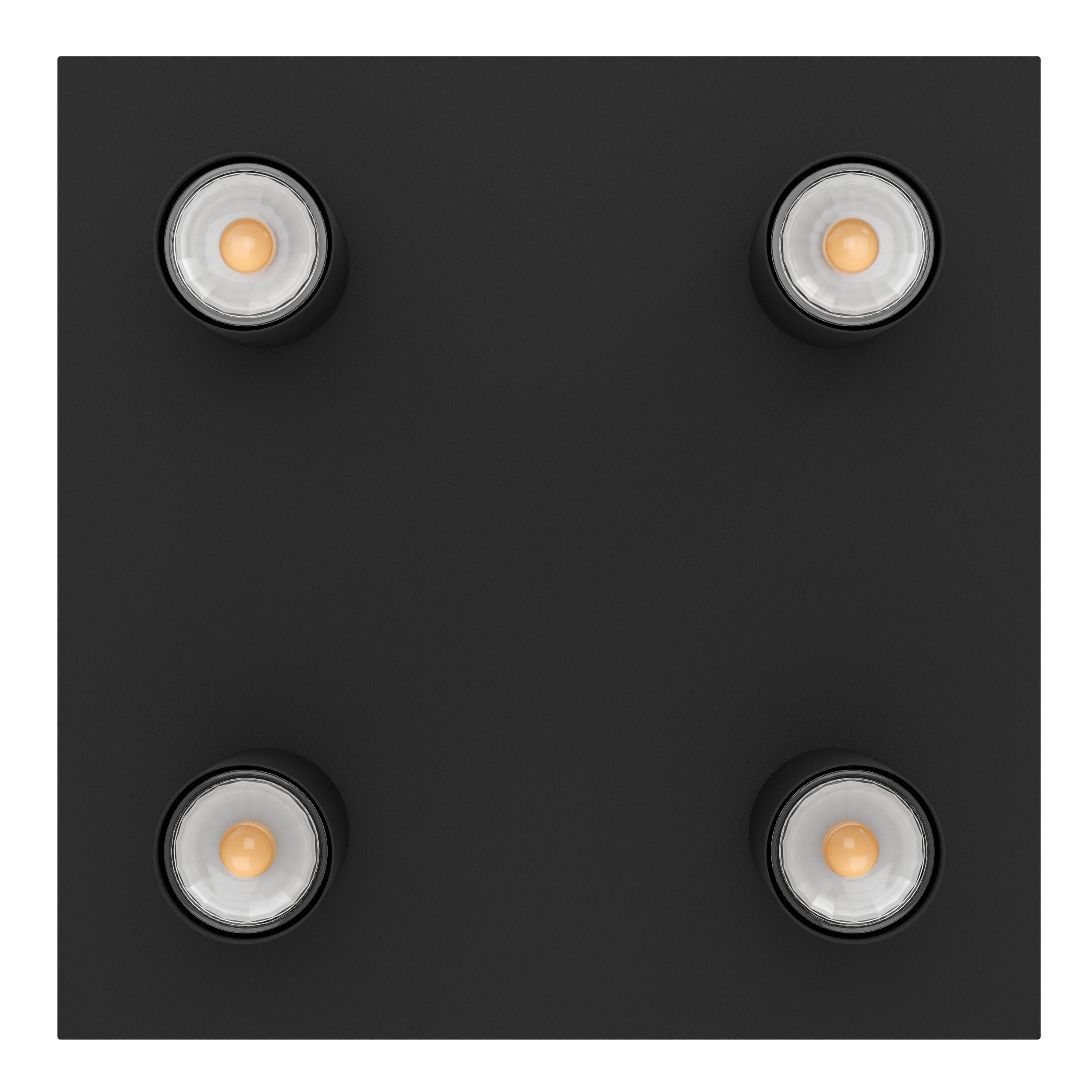 eglo-valcasotto-led-deckenleuchte-4-flammig-gu10-schwarz-32-cm image 2