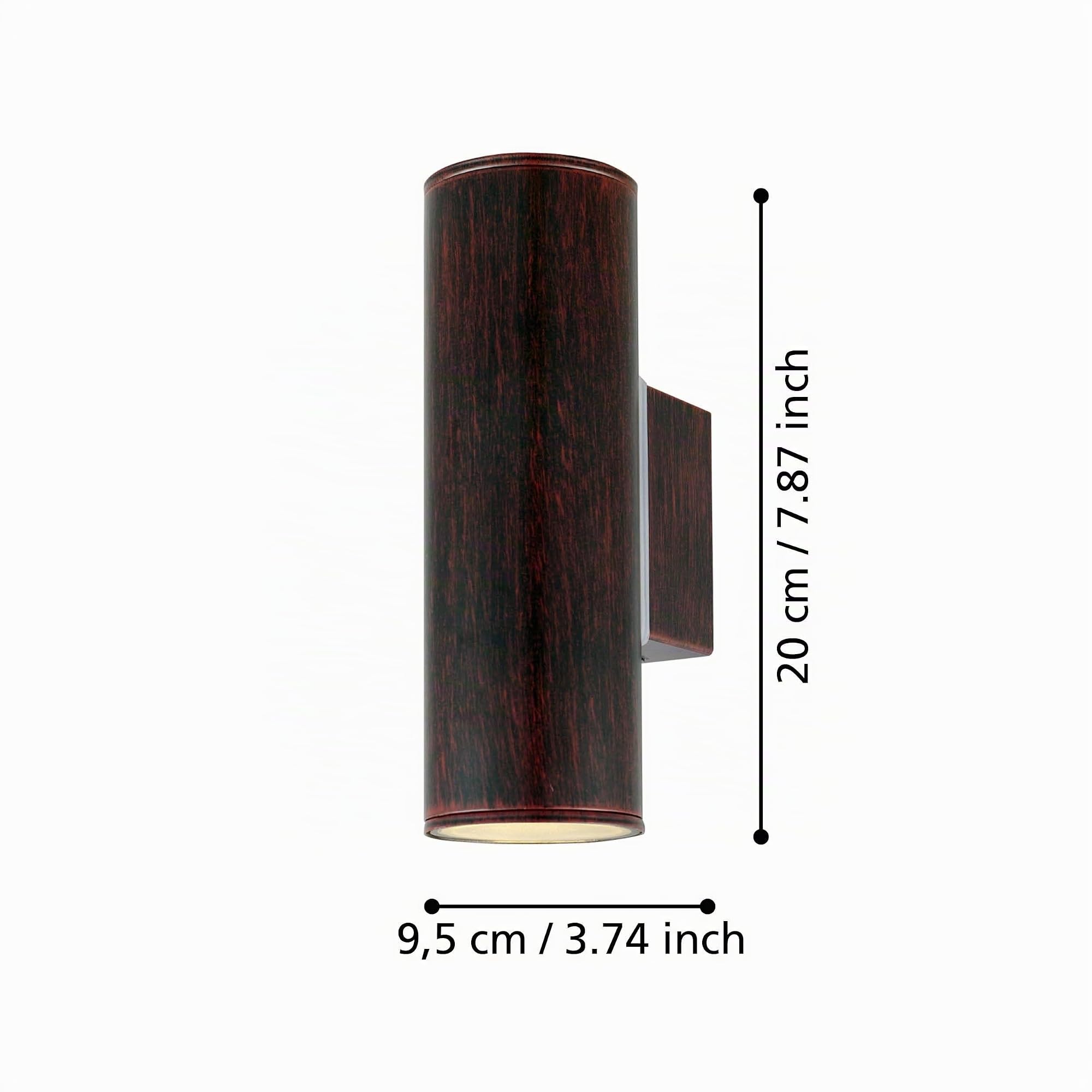 eglo-riga-led-au-en-wandleuchte-2-flammig-up-down-ip44-gu10-inklusive image 4