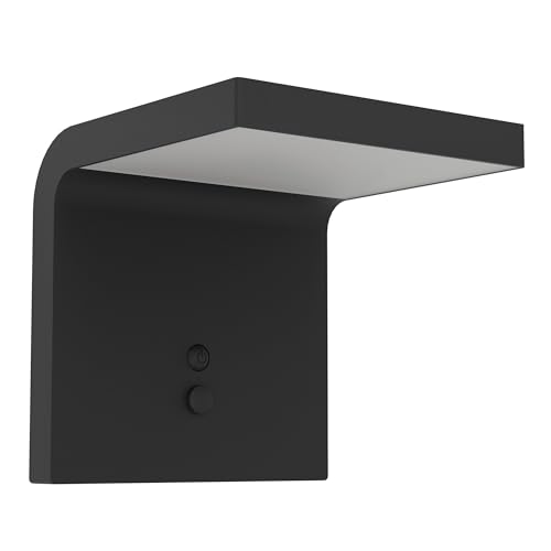 eglo-spiante-solar-wandlampe-au-en-mit-bewegungsmelder-ip44-schwarz image 5