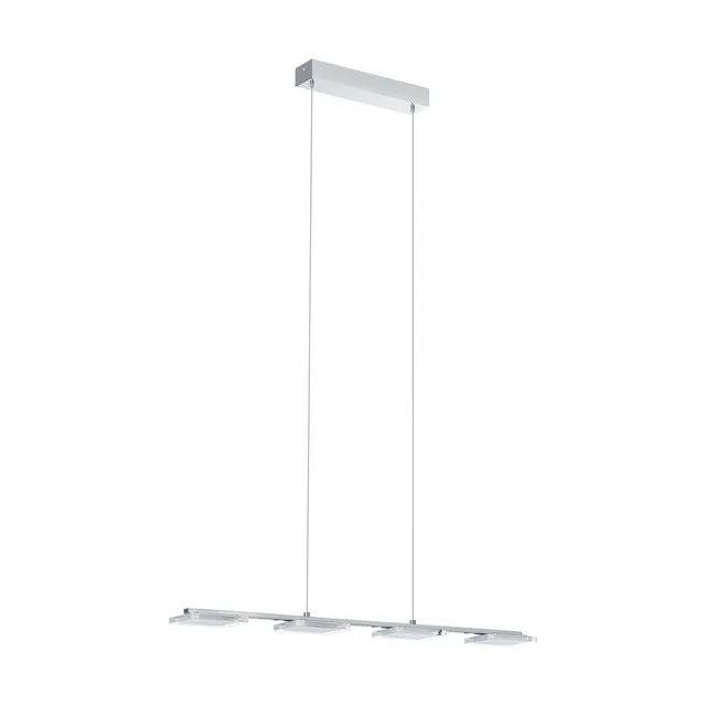 eglo-led-pendelleuchte-cartama-4-flammig-chrom-wei-warmwei image 1