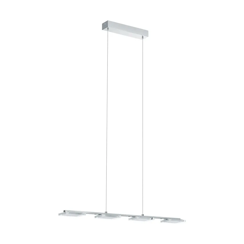 eglo-led-pendelleuchte-cartama-4-flammig-chrom-wei-warmwei image 1