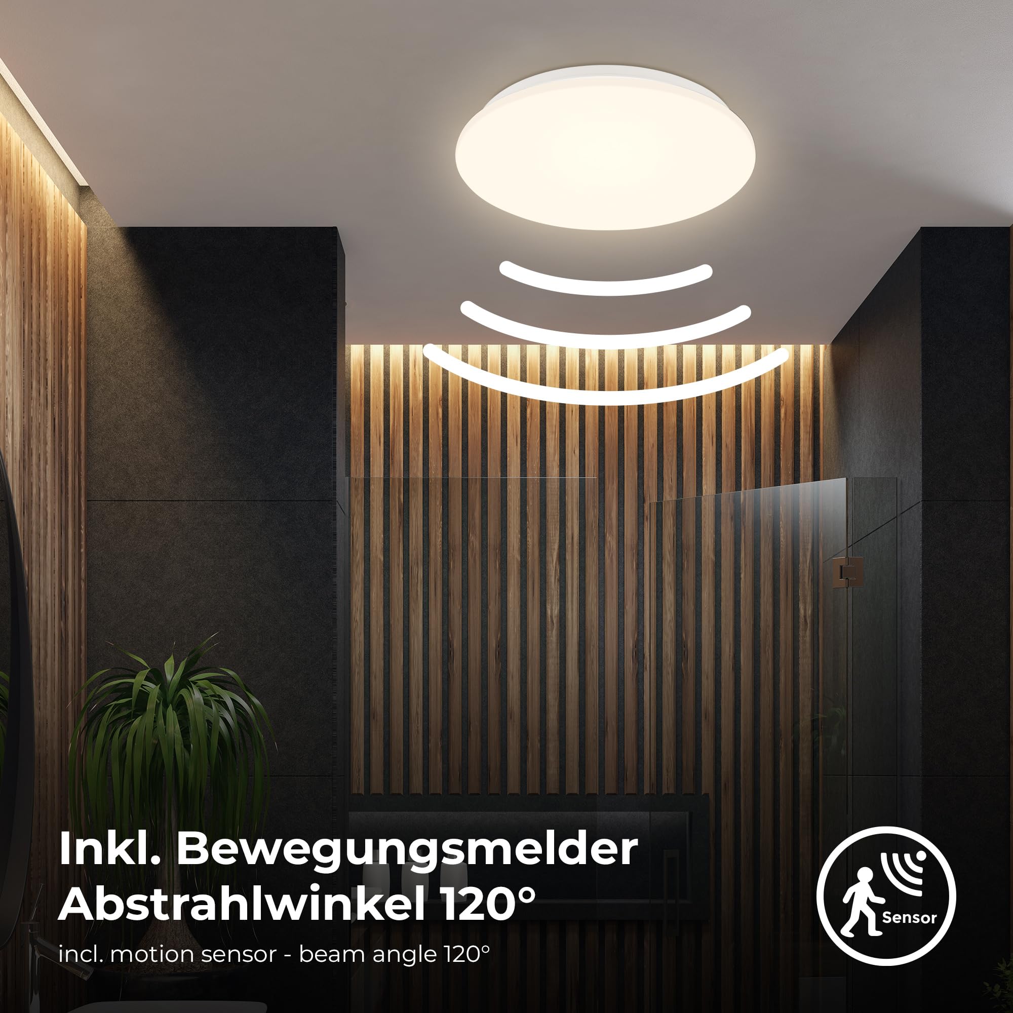 b-k-licht-led-deckenleuchte-mit-bewegungsmelder-27-cm-ip44-wei-12w image 2