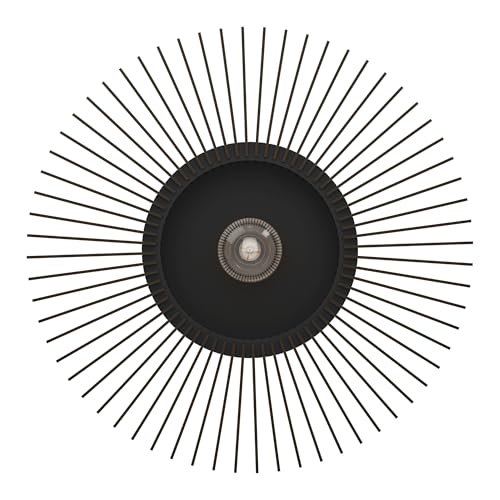eglo-palombaia-deckenlampe-rund-50-cm-skandi-holz-lamellen-schwarz image 8