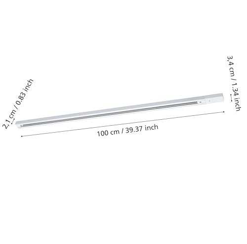eglo-track-basic-tb-track-s-schienen-profil-100-cm-wei-mit-einspeisung image 8