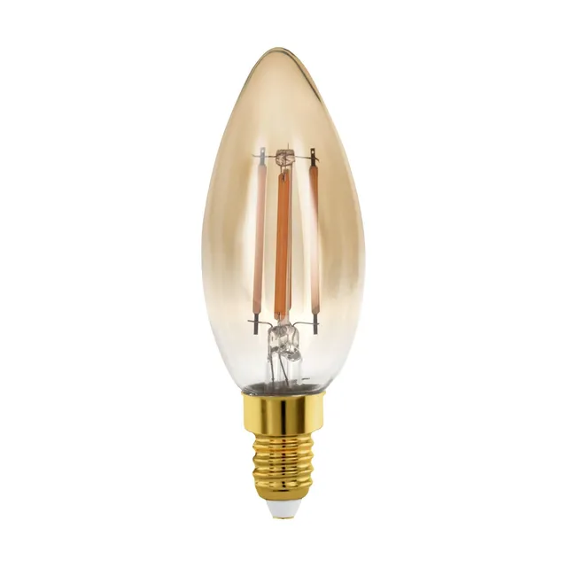 eglo-e14-led-golden-vintage-kerze-c35-dimmbar-4-w-300-lm-1700-k-3-5-cm image 1