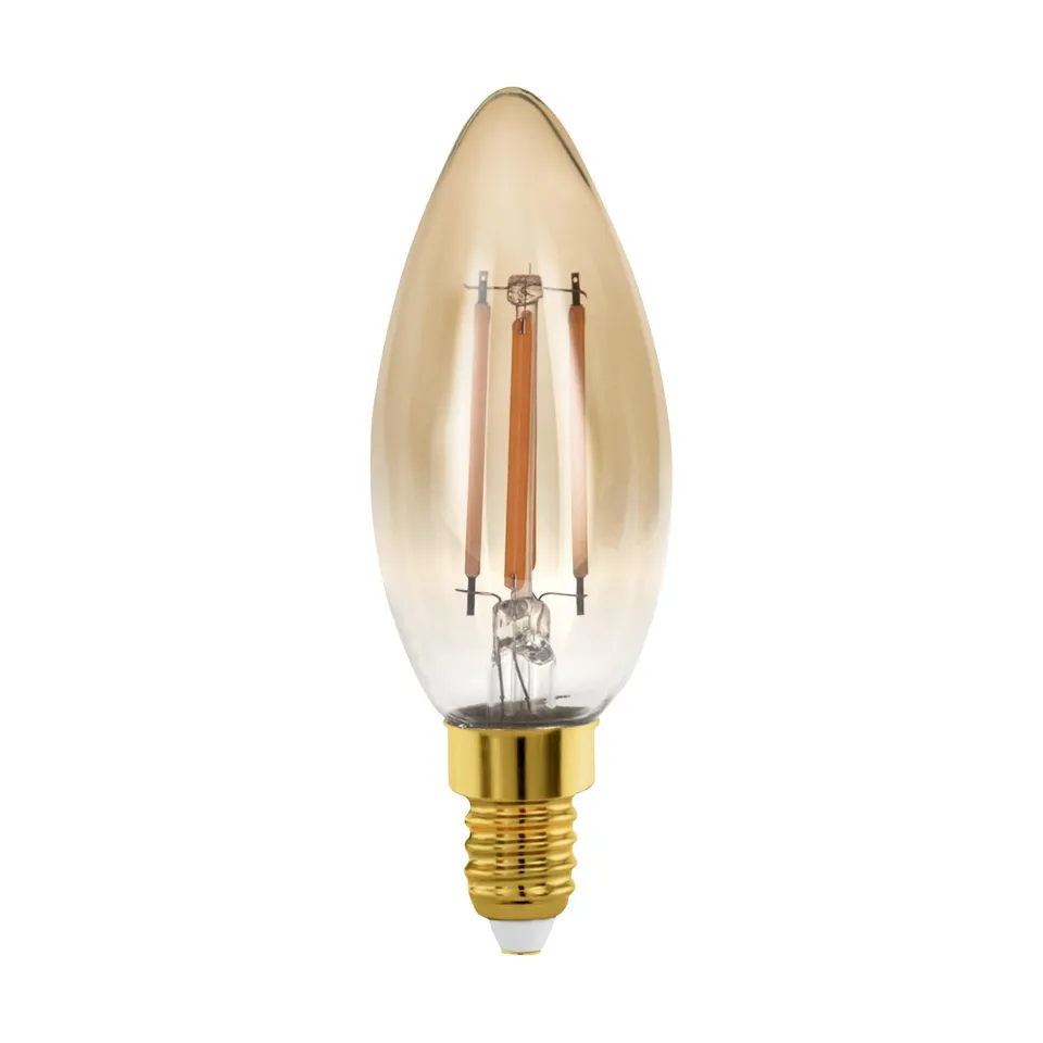 eglo-e14-led-golden-vintage-kerze-c35-dimmbar-4-w-300-lm-1700-k-3-5-cm image 1