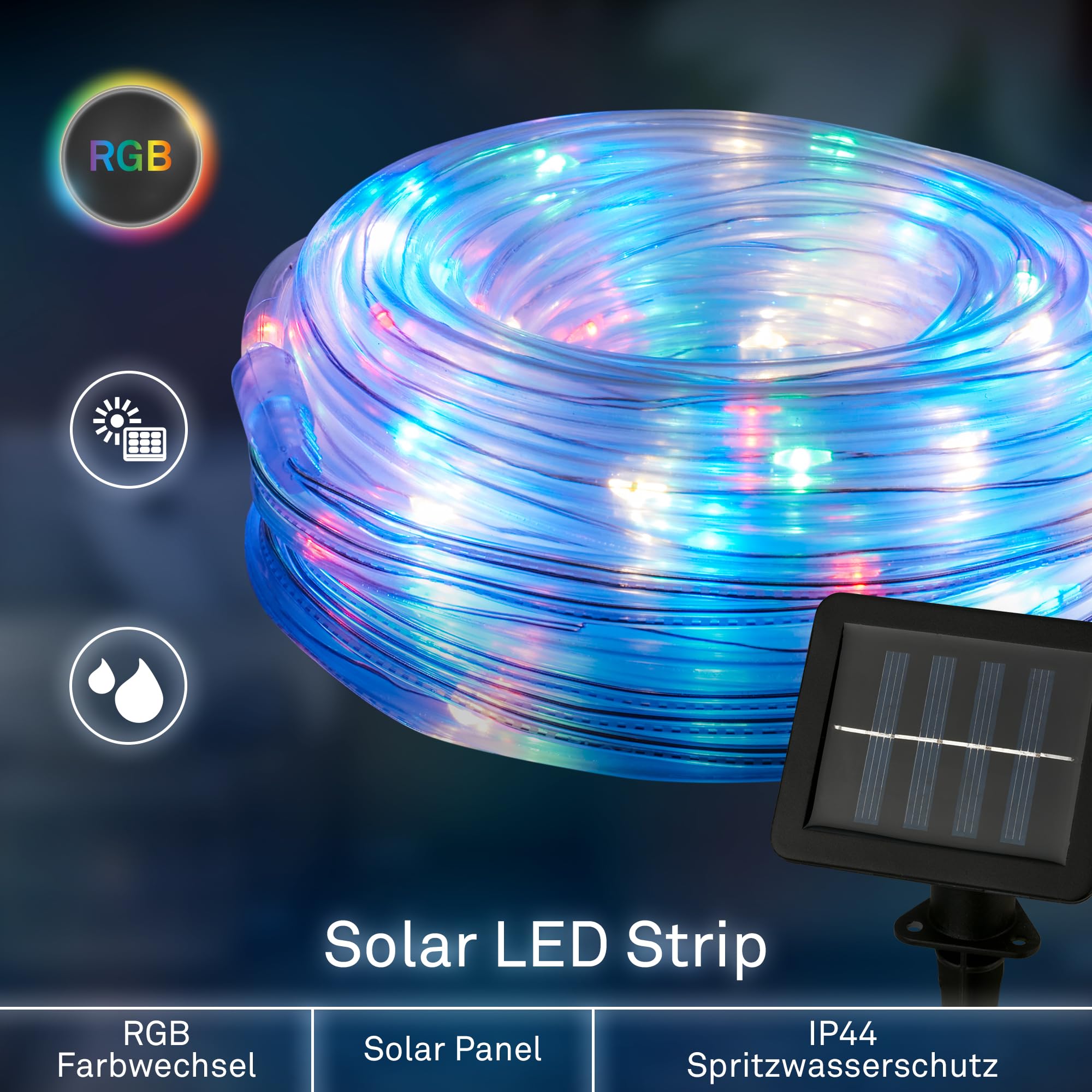 briloner-rgb-led-strip-solar-10-meter-solar-lichterkette-outdoor-ip44-2-lichtmod image 2