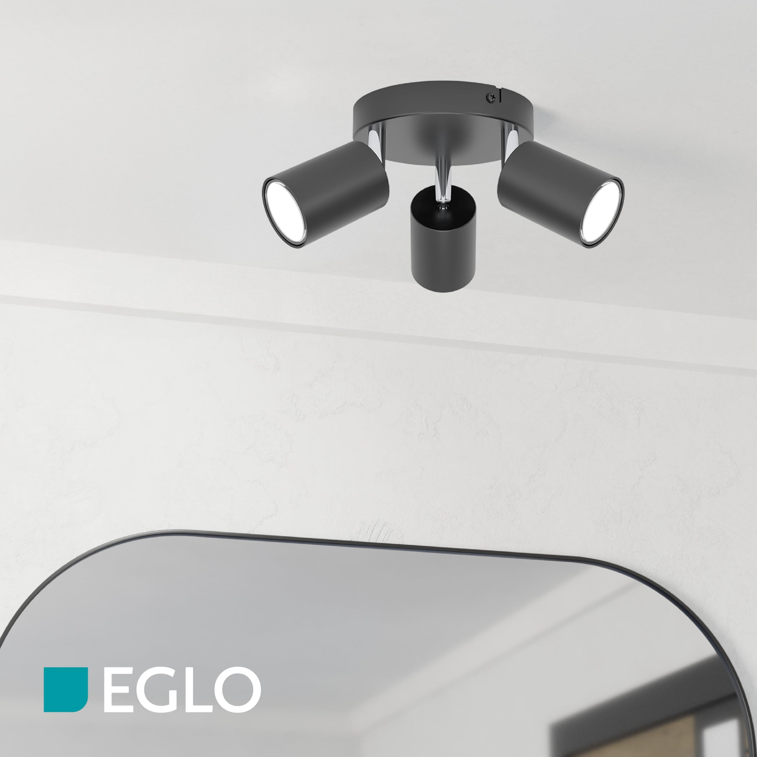 eglo-reciso-e-deckenlampe-3-flammig-spot-deckenstrahler-schwarz-gu10 image 3