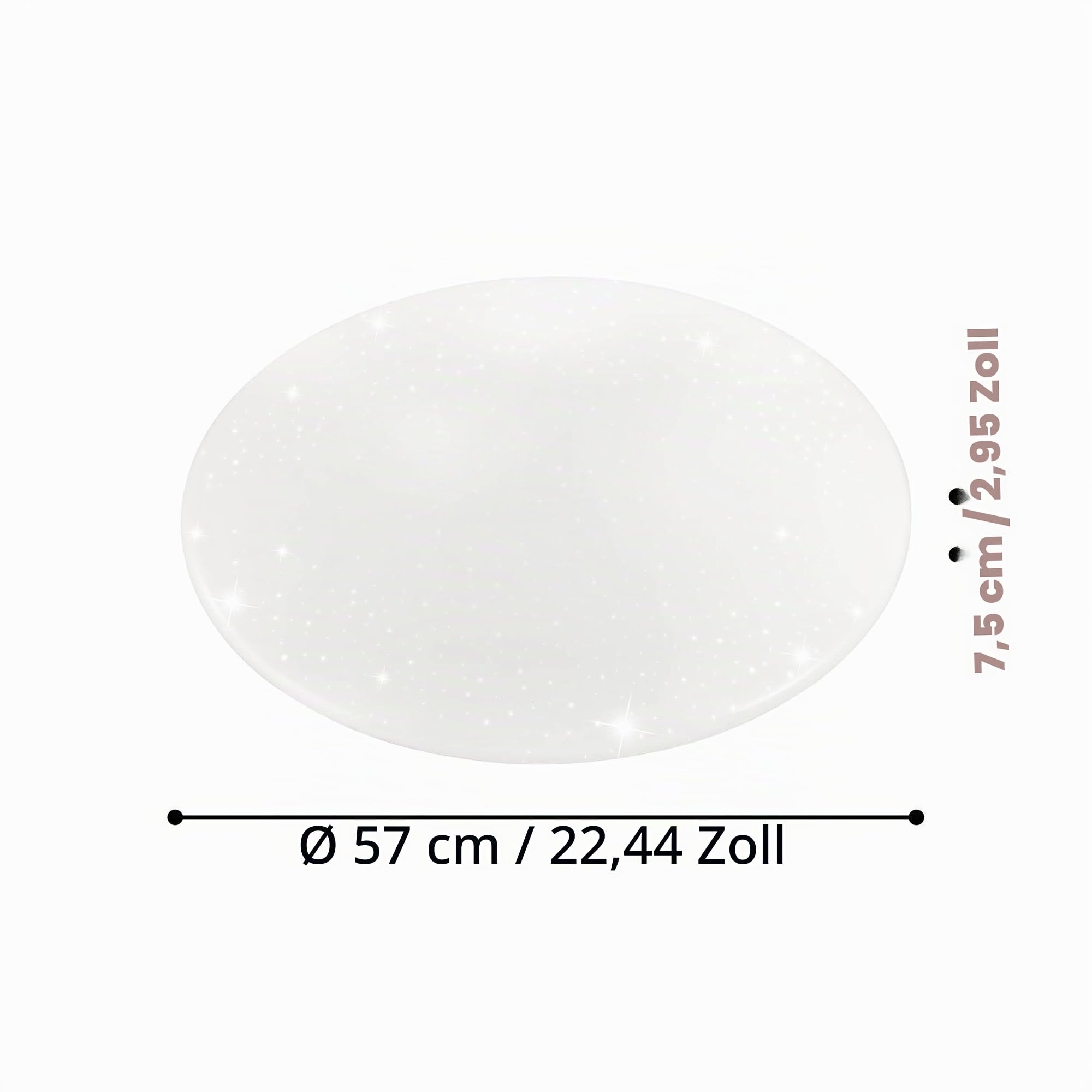 eglo-giron-s-led-deckenleuchte-57-cm-dimmbar-mit-fernbedienung-sterneneffekt-cct image 8