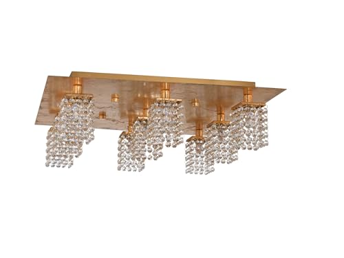 eglo-pyton-gold-led-deckenleuchte-57-5-cm-stahl-gold-brillantglas image 3