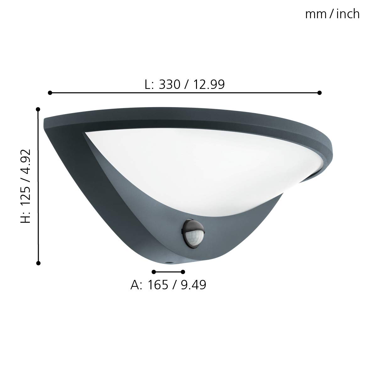 eglo-belcreda-1-led-au-en-wandleuchte-mit-bewegungssensor-anthrazit-wei-ip44 image 7