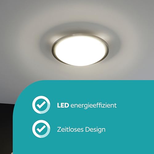 eglo-planet-led-deckenleuchte-29-cm-wei-decke-wand image 7