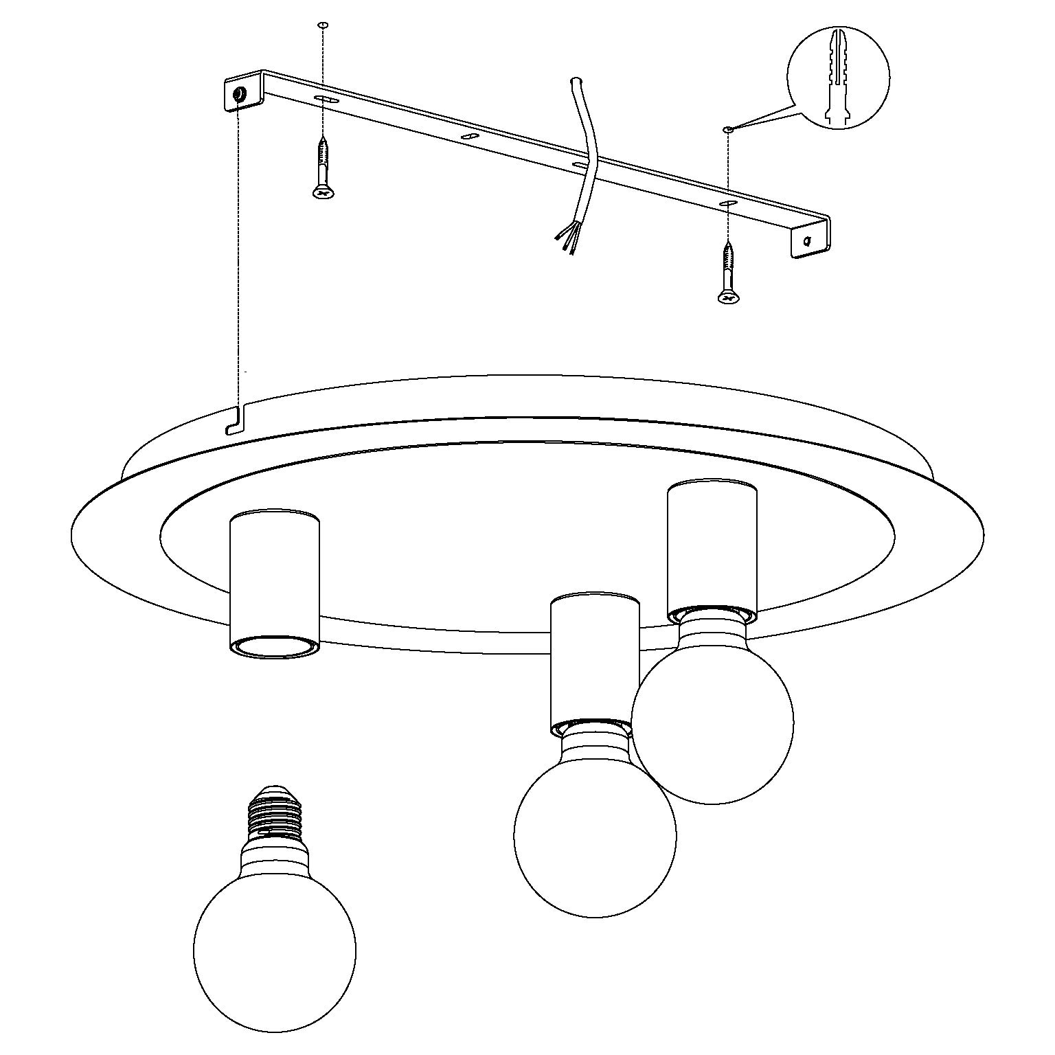 eglo-passano-led-deckenlampe-3-flammig-vintage-wei-silber-45-cm image 4