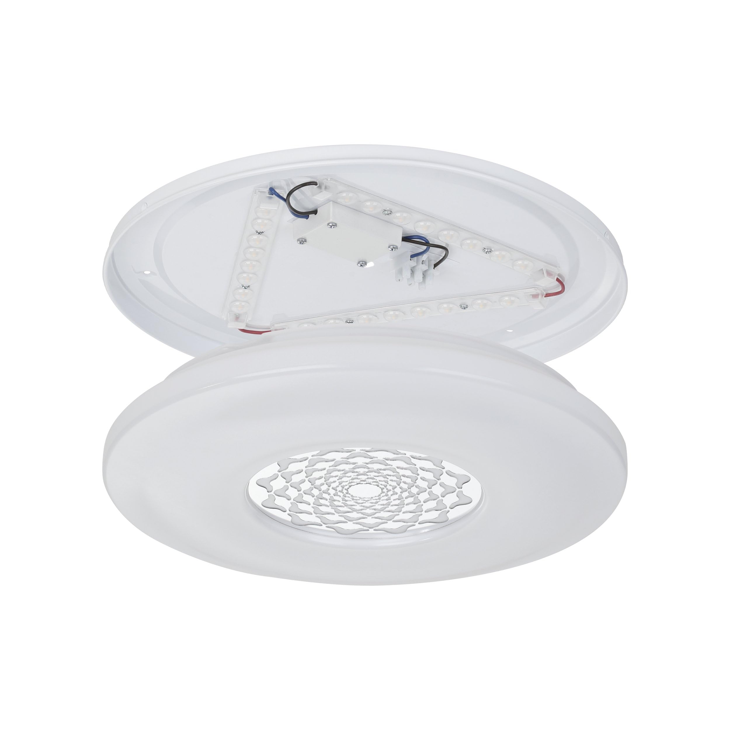eglo-capasso-1-led-deckenlampe-rund-40-cm-wand-deckenleuchte-stahl-chrom-wei-mit image 5