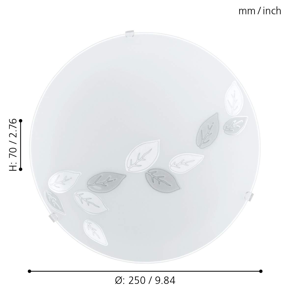 eglo-mars-deckenleuchte-wandleuchte-1-flammig-e27-wei-25-cm image 3