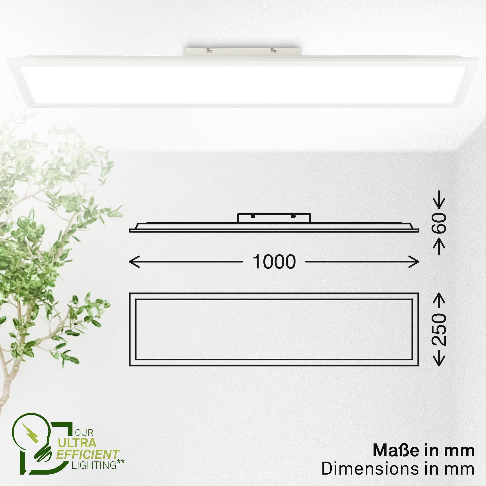 briloner-led-deckenpanel-100x25-cm-wei-13-8w-neutralwei-eek-a image 7