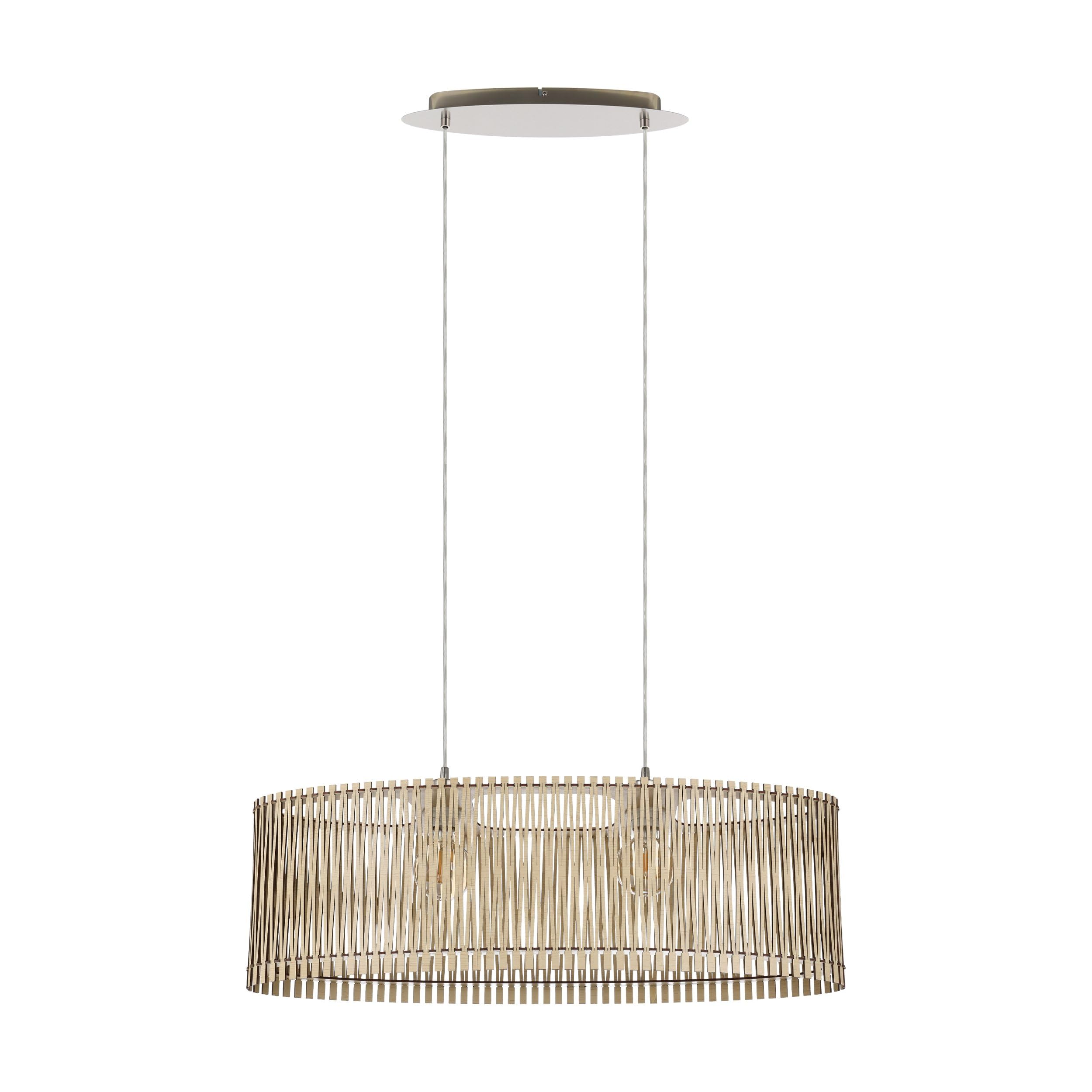 eglo-sendero-pendelleuchte-boho-77-5-cm-holz-ahorn-nickel-matt-e27 image 2