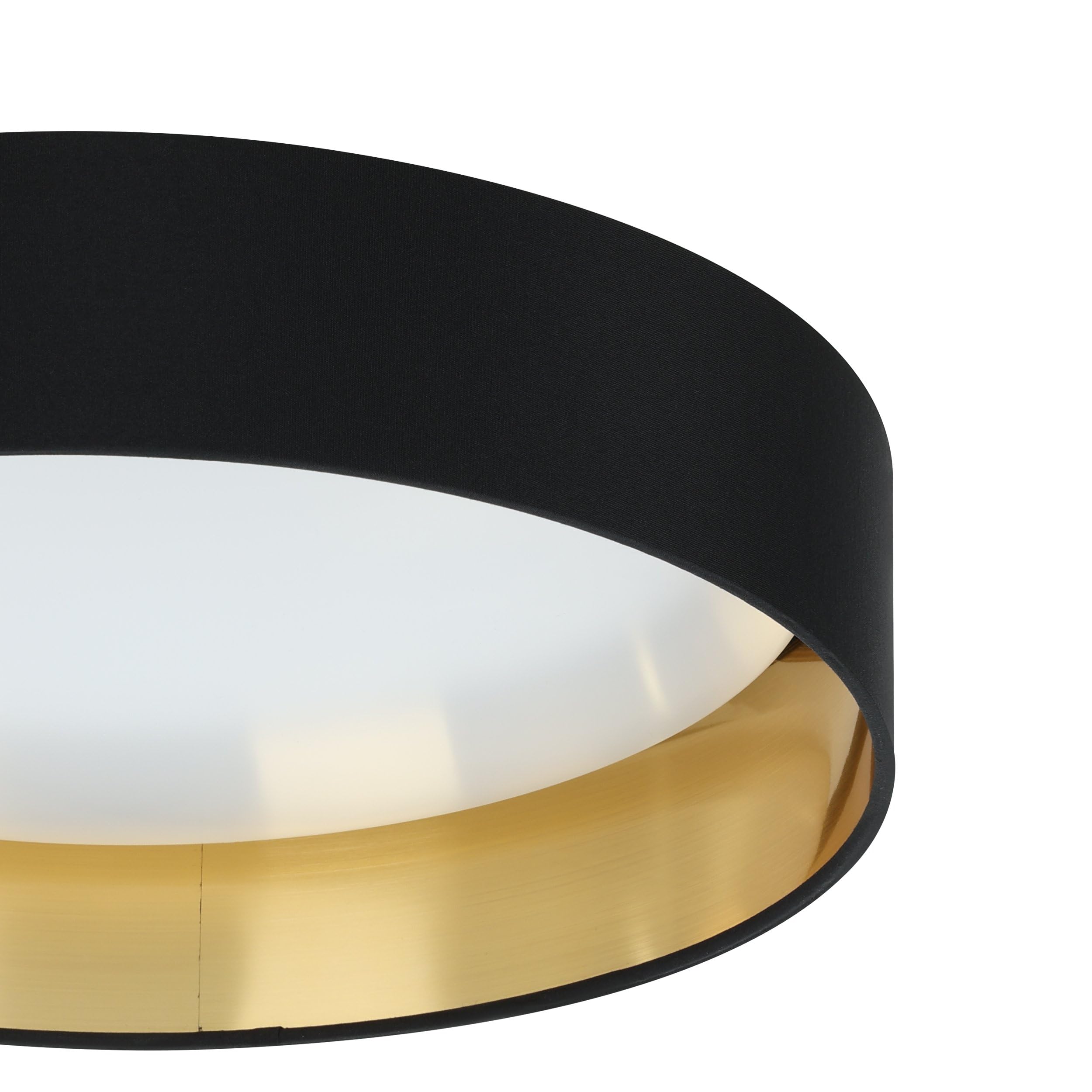 eglo-maserlo-2-led-deckenlampe-38-cm-textil-schwarz-gold-warmwei image 5