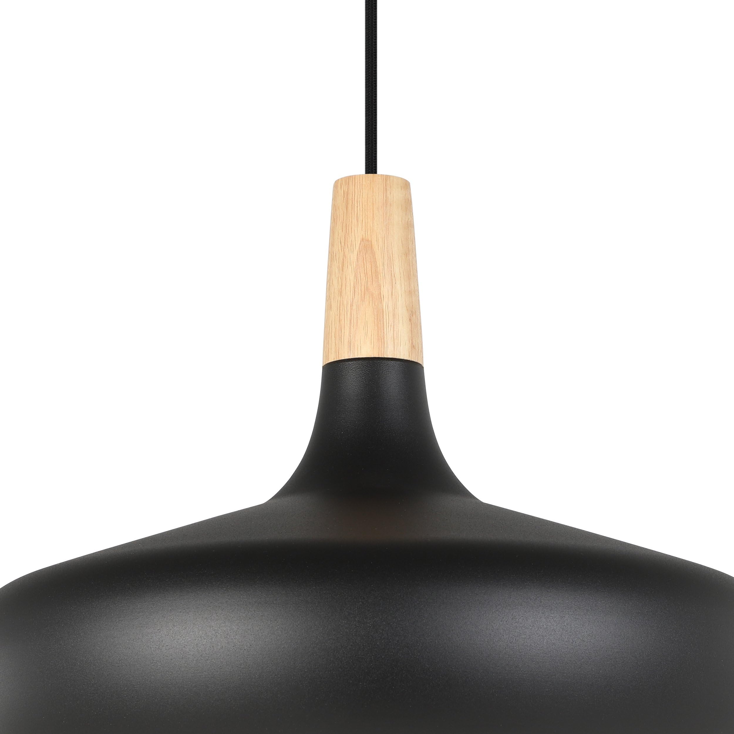 eglo-sabinar-pendelleuchte-esstischleuchte-metall-schwarz-holz-natur-e27-40-cm image 4