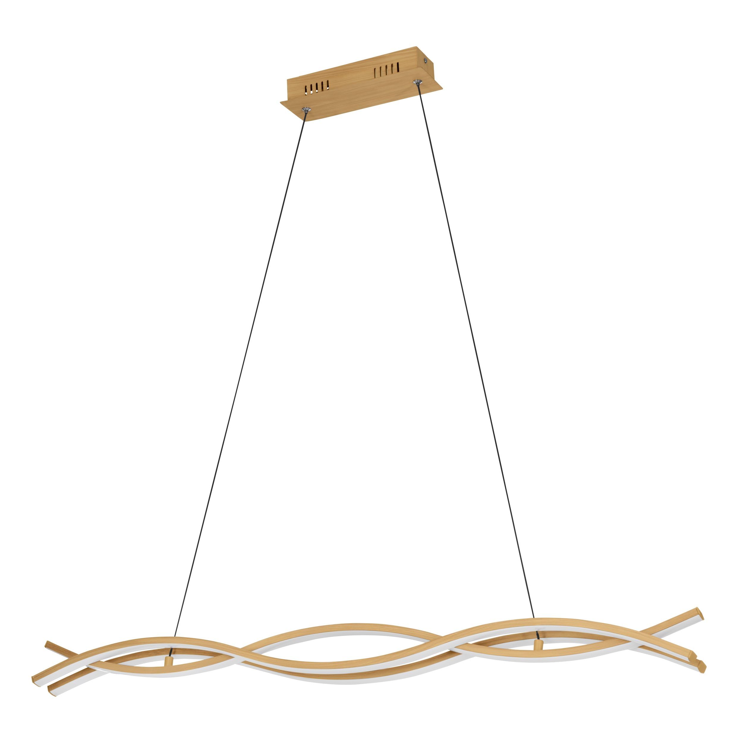 eglo-lasana-4-led-h-ngelampe-wellenf-rmig-90-cm-holz-optik-warmwei image 1