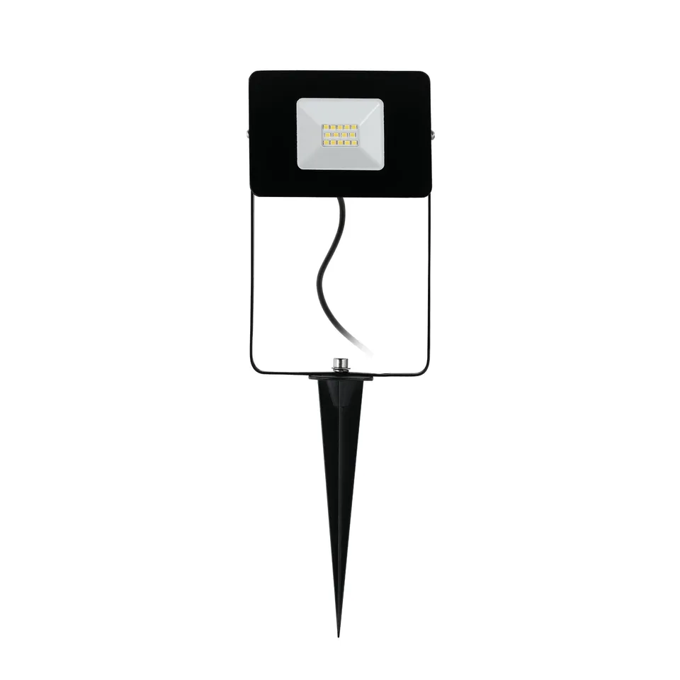 eglo-faedo-4-led-au-en-strahler-mit-erdspie-schwarz-ip65 image 1
