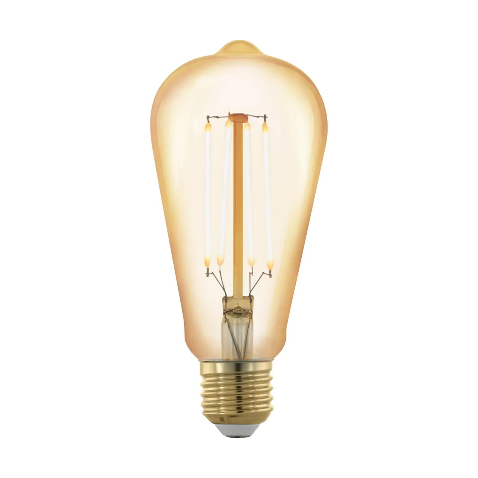 eglo-e27-led-lampe-st64-vintage-edison-amber-dimmbar-4-5w image 1