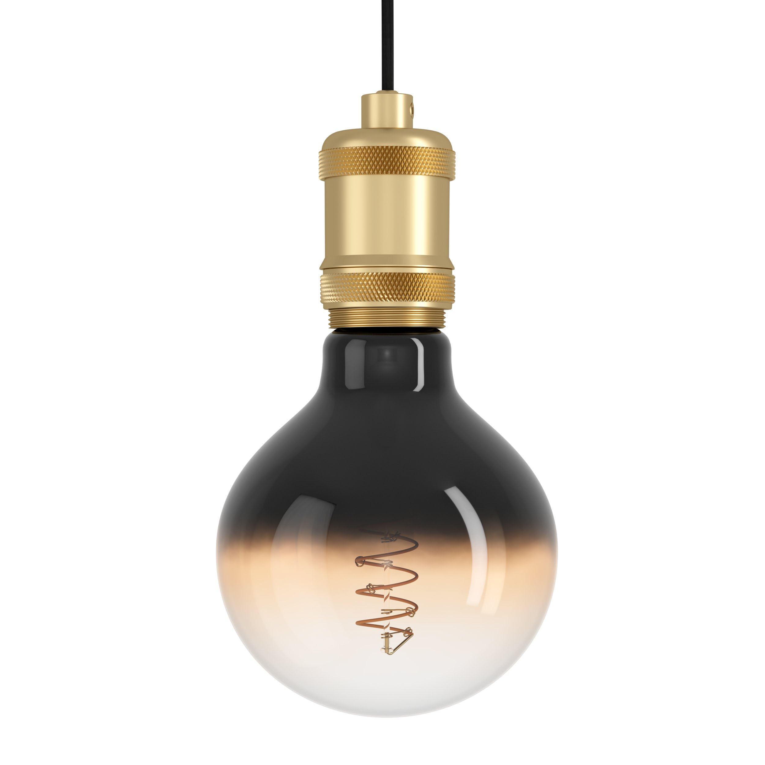 eglo-yorth-pendelleuchte-esstisch-h-ngelampe-metall-gold-schwarz-geriffelt-e27 image 4