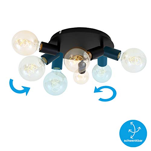 briloner-deckenlampe-vintage-3-flammig-schwenkbar-e27-spot-schwarz-30x8-cm image 8