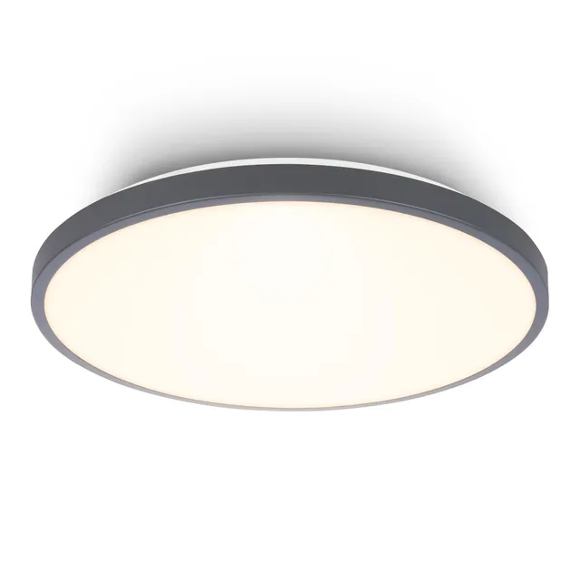 briloner-led-deckenlampe-17-5w-2400lm-warmwei-mit-dekorblende-33x6-cm-anthrazit image 1