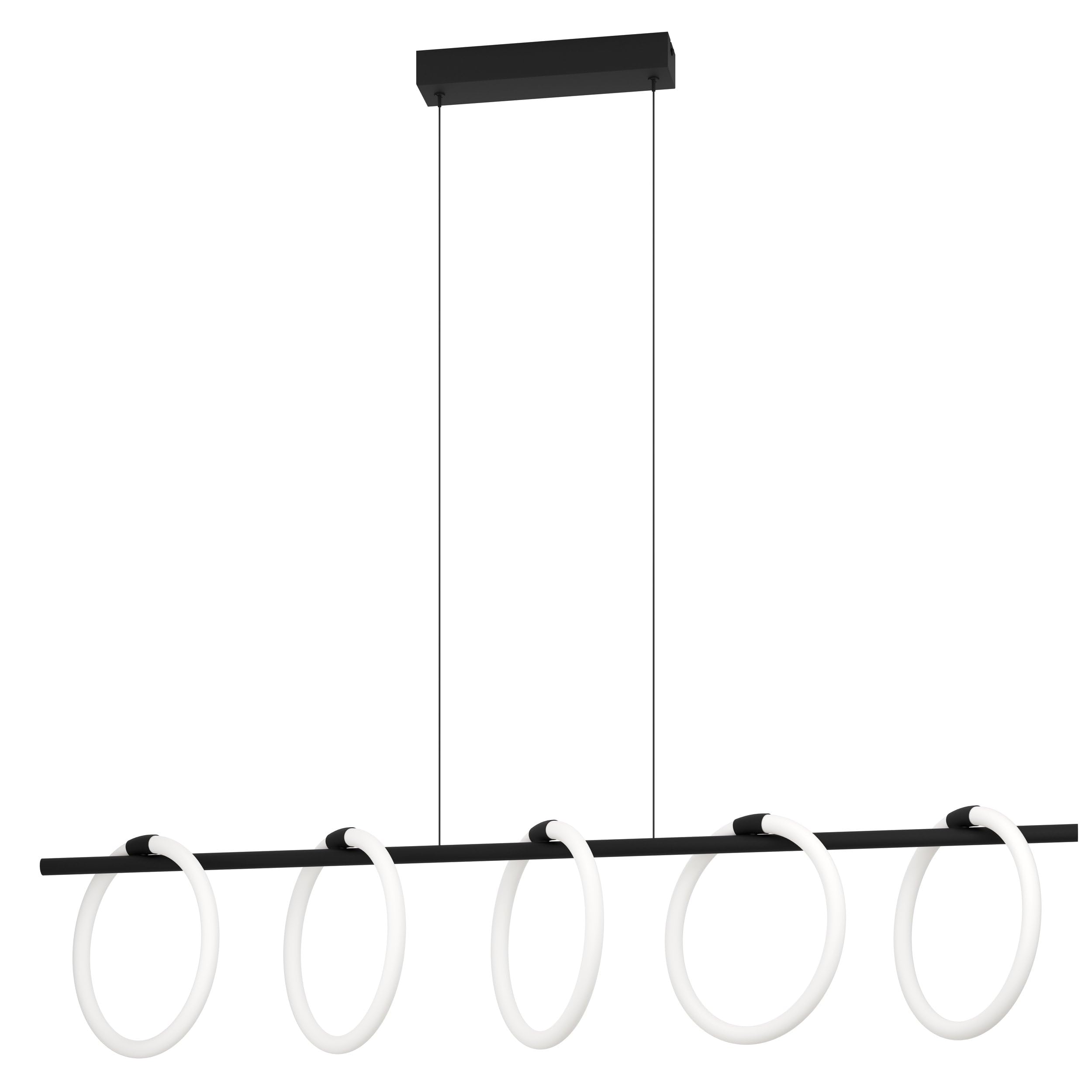eglo-caranacoa-5-flammige-led-h-ngelampe-schwarz-wei-117-cm image 1