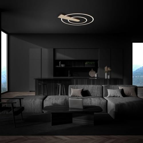 briloner-simple-led-deckenleuchte-rund-49-5cm-gold-braun-3-stufen-dimmbar image 8