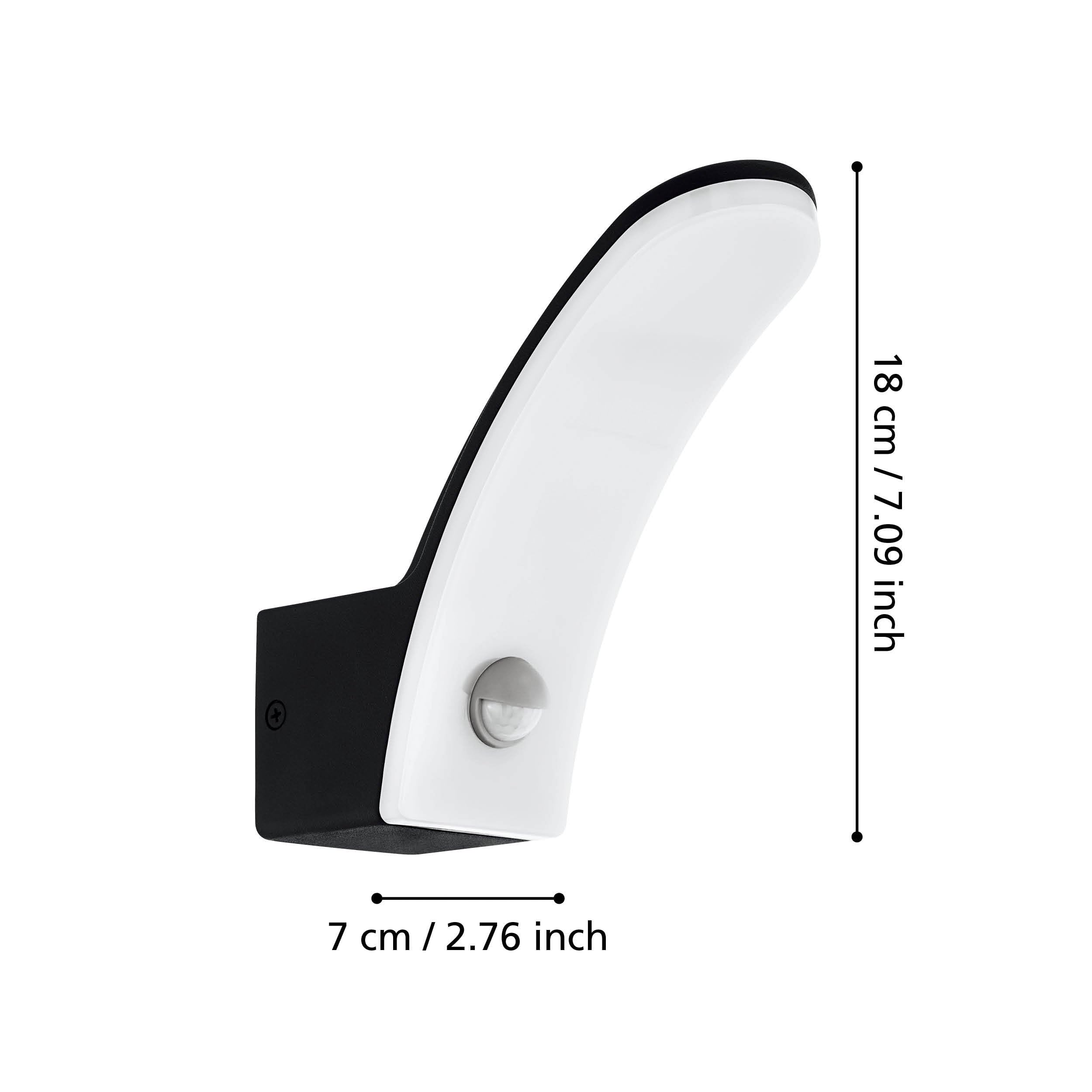 eglo-fiumicino-led-au-en-wandleuchte-mit-bewegungsmelder-ip44-schwarz-wei image 3