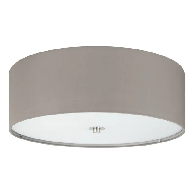 eglo-pasteri-deckenlampe-3-flammig-e27-textil-taupe-47-5cm image 1