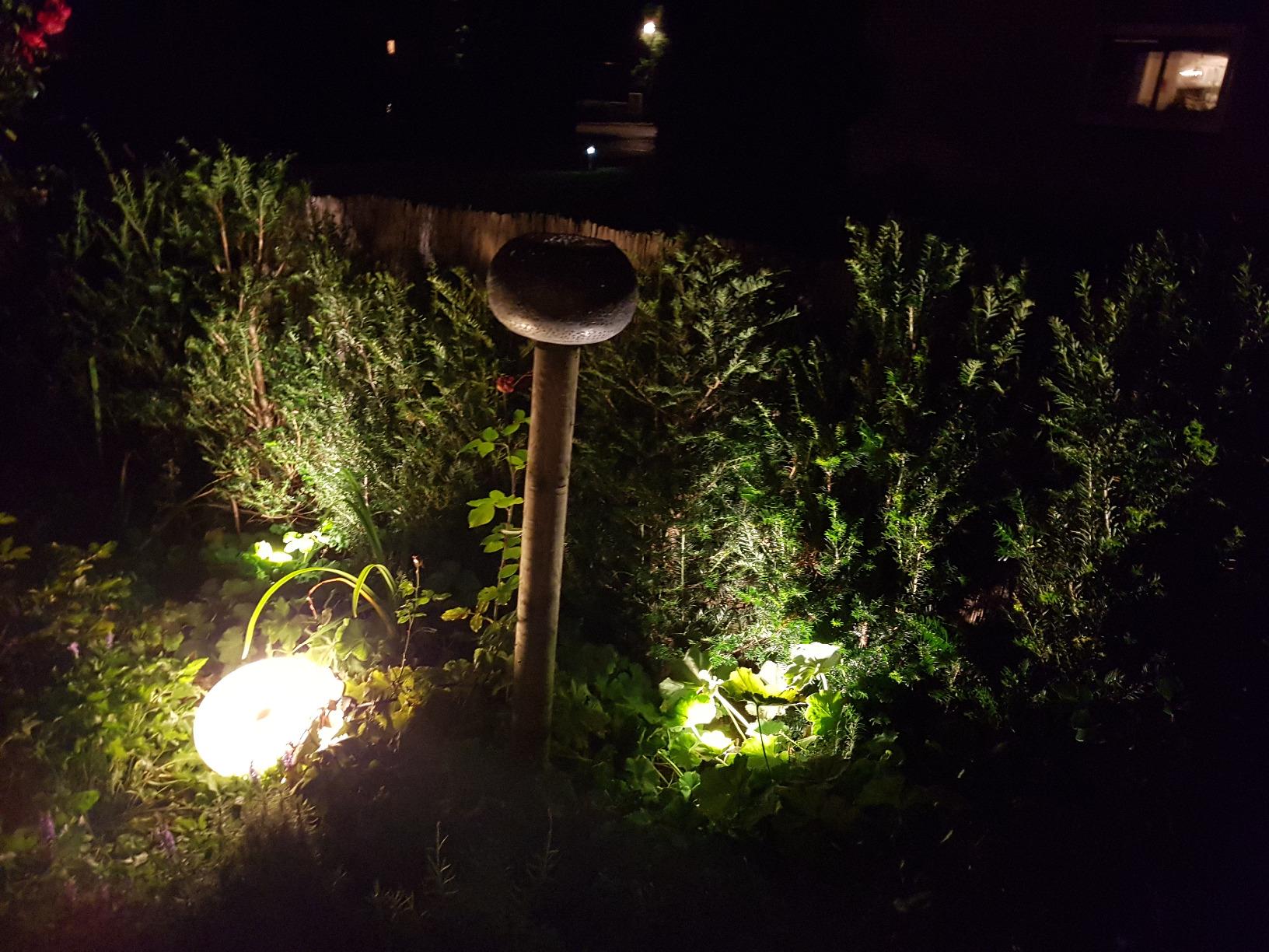 Solide Gartenleuchten