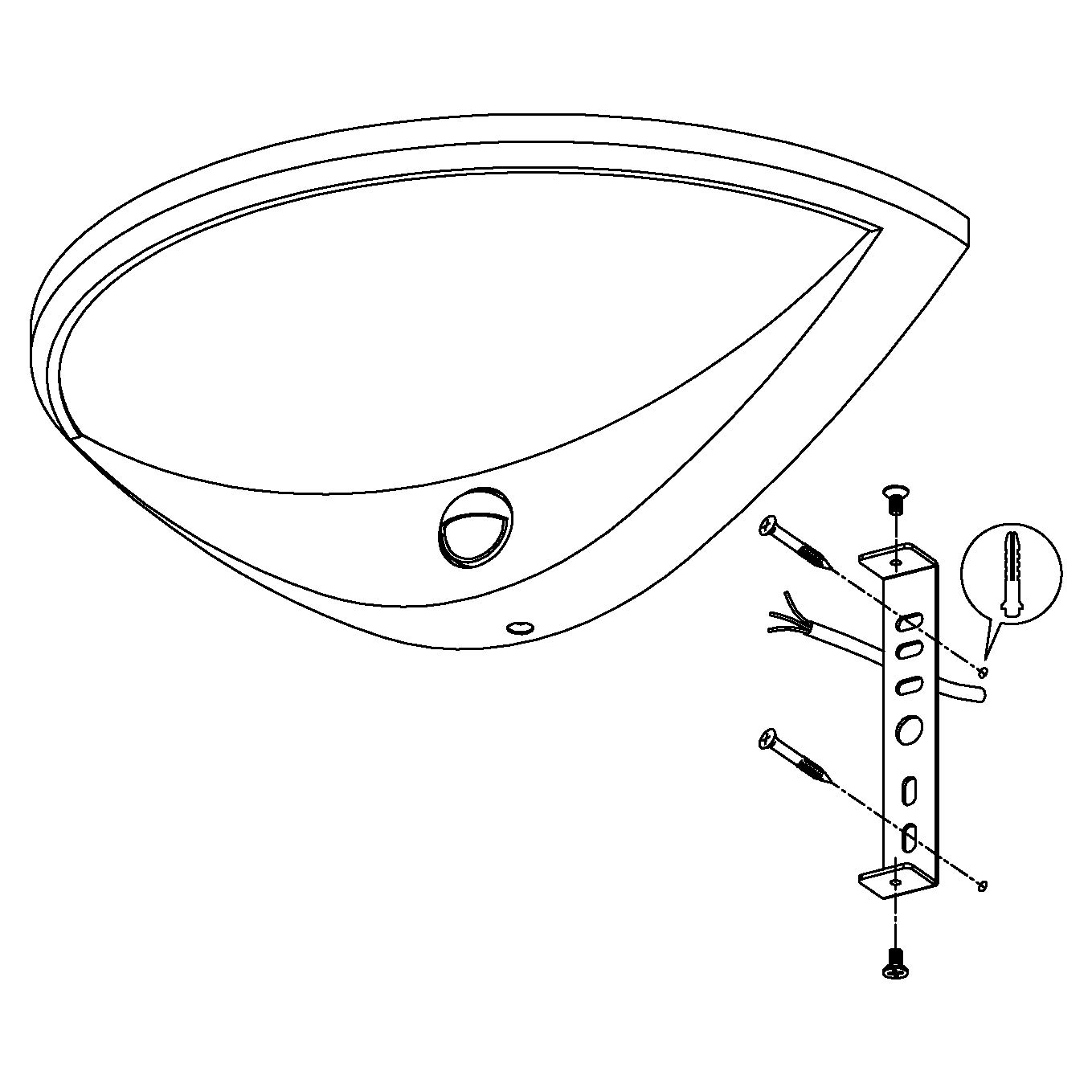 eglo-belcreda-1-led-au-en-wandleuchte-mit-bewegungssensor-anthrazit-wei-ip44 image 8