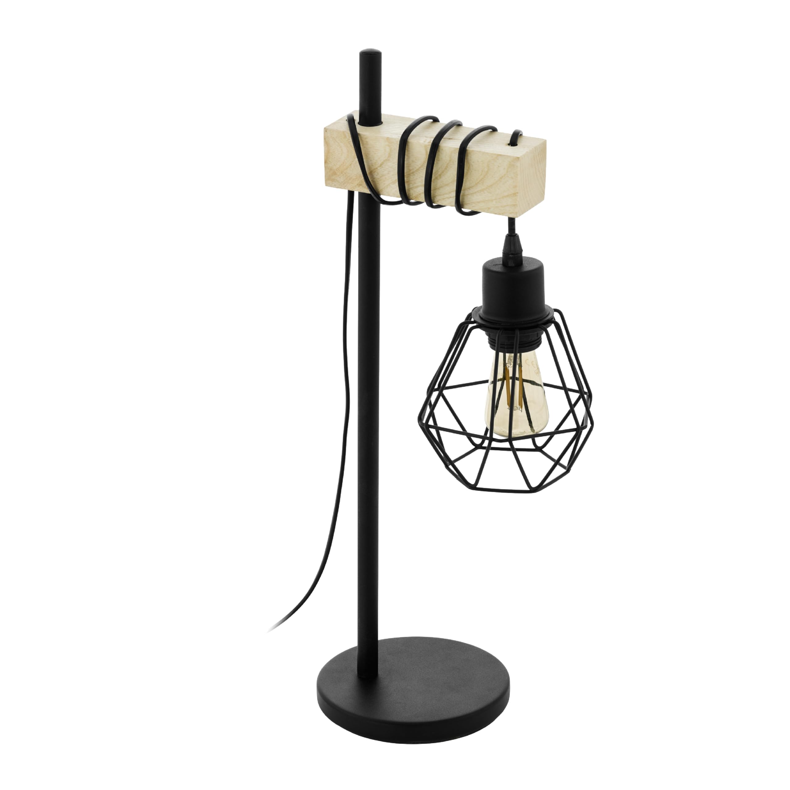 eglo-townshend-5-pendelleuchte-3-flammig-holzbalken-fsc-schwarz-e27-55-cm image 8