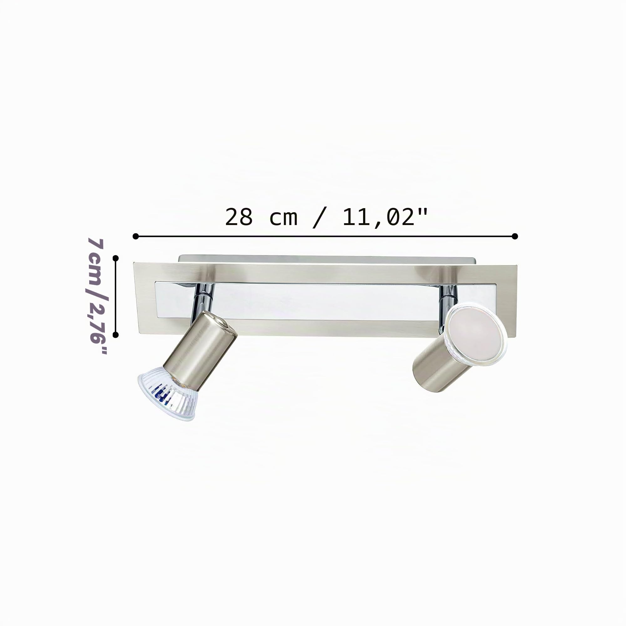 eglo-rottelo-led-deckenleuchte-2-flammig-spots-schwenkbar-nickel-matt-chrom-gu10 image 3