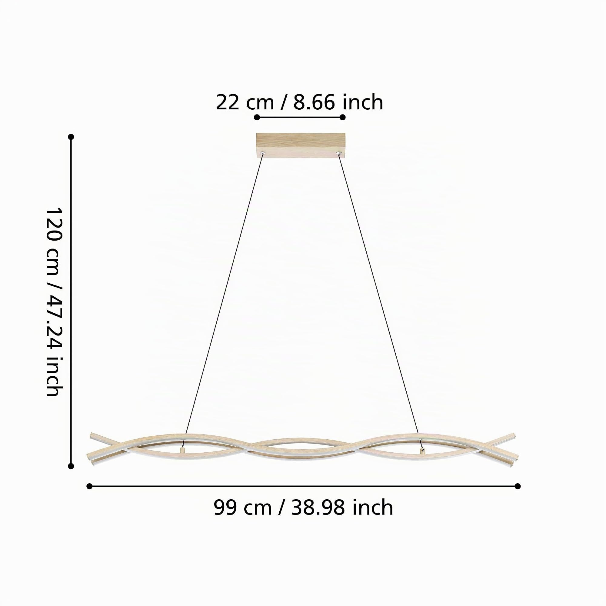 eglo-lasana-4-led-h-ngelampe-wellenf-rmig-90-cm-holz-optik-warmwei image 6