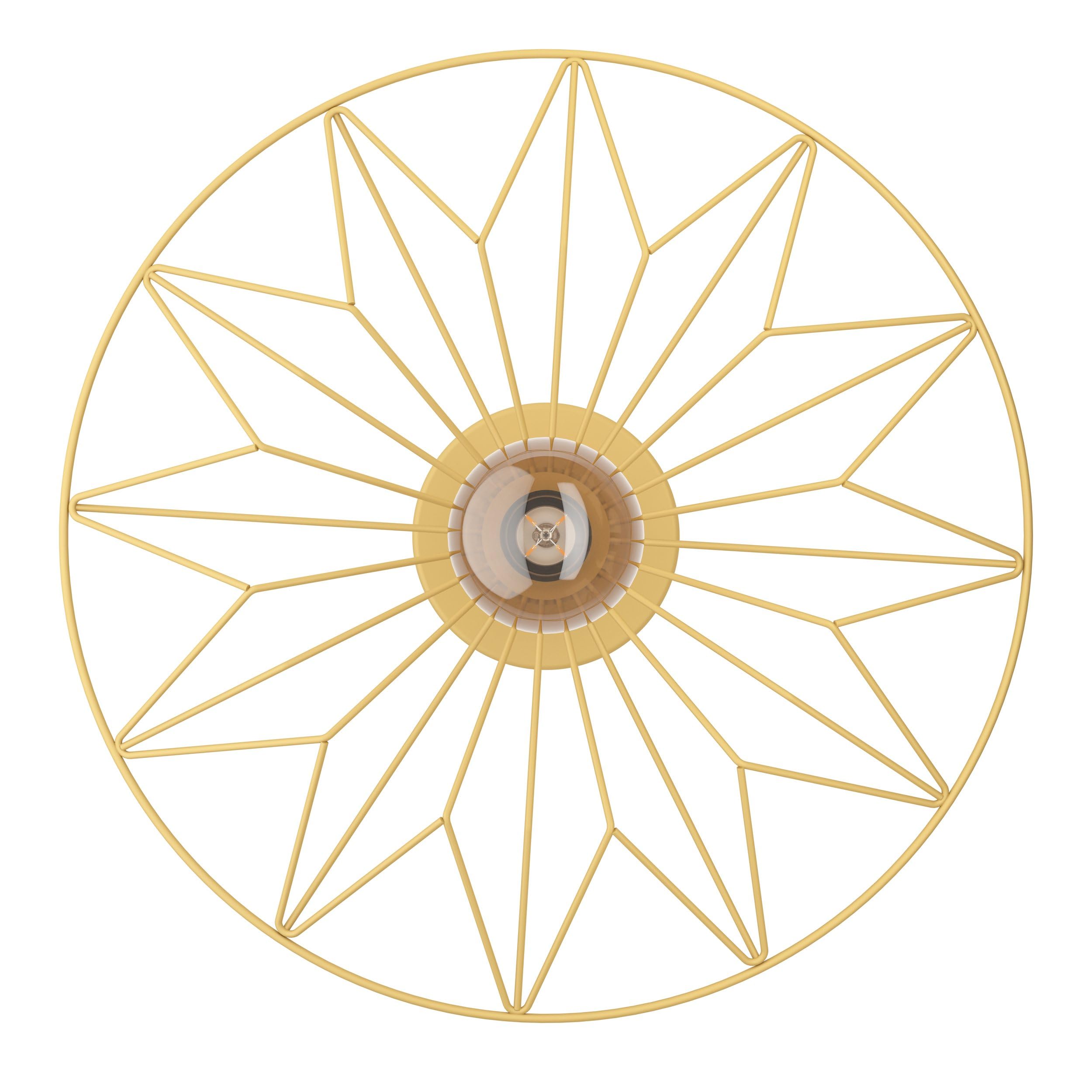 eglo-castanuelo-deckenleuchte-e27-42-5-cm-gold-stern-retro image 2