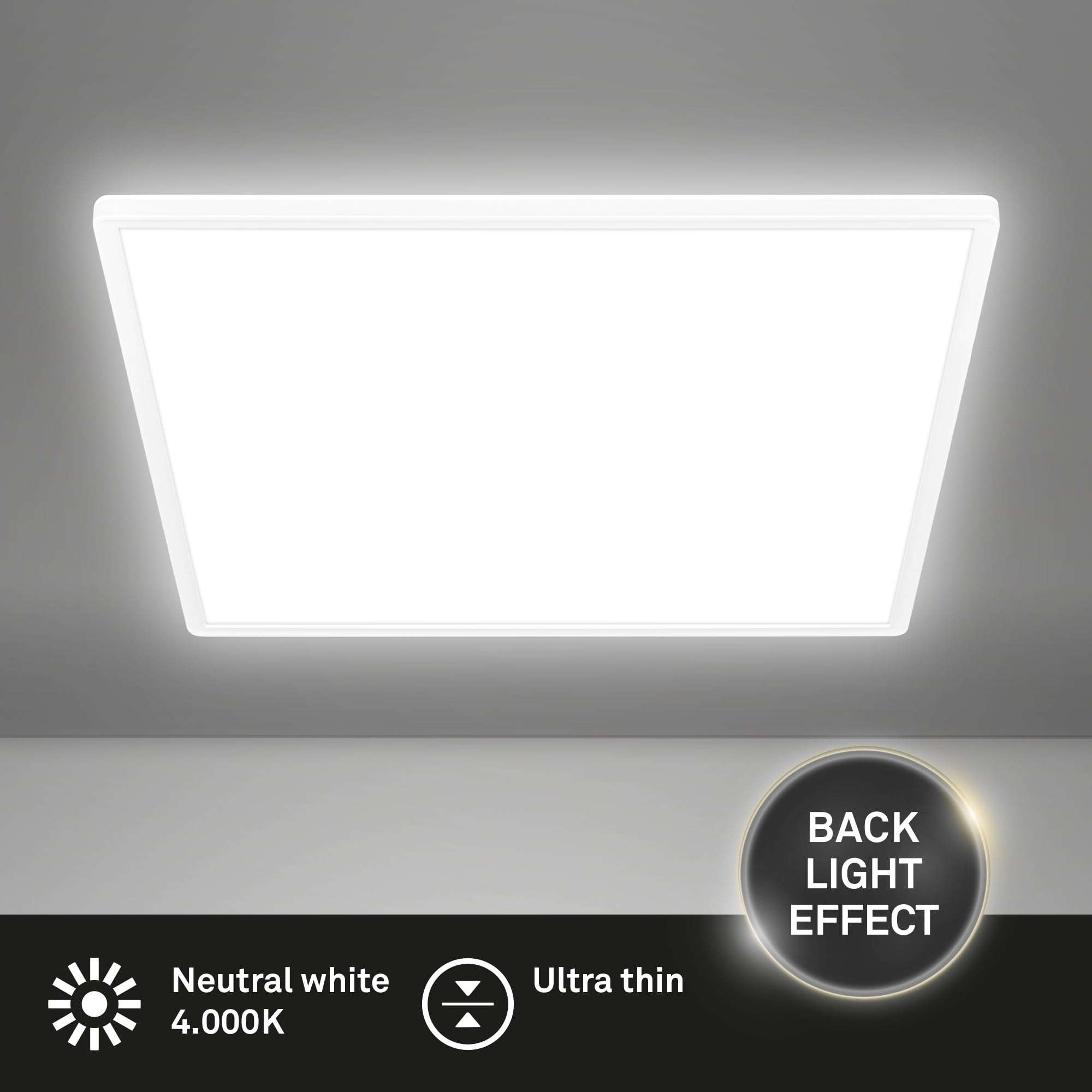 briloner-slim-led-deckenlampe-56x56x3-cm-neutralwei-mit-indirektem-licht-wei image 2
