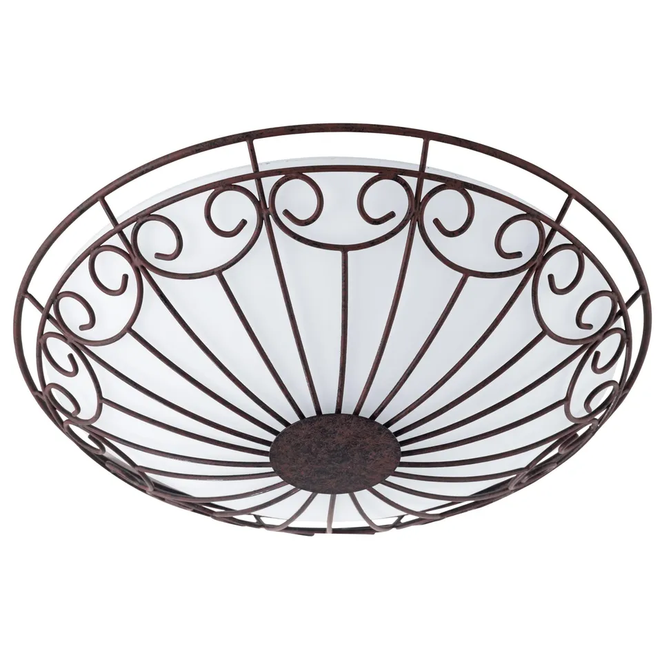 eglo-colti-deckenleuchte-2-flammig-e27-vintage-antik-braun-wei-35cm image 1