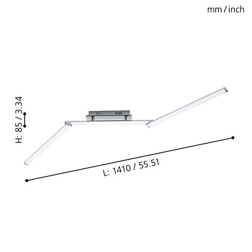 eglo-lasana-2-led-deckenleuchte-3-flammig-alu-141-cm image 8