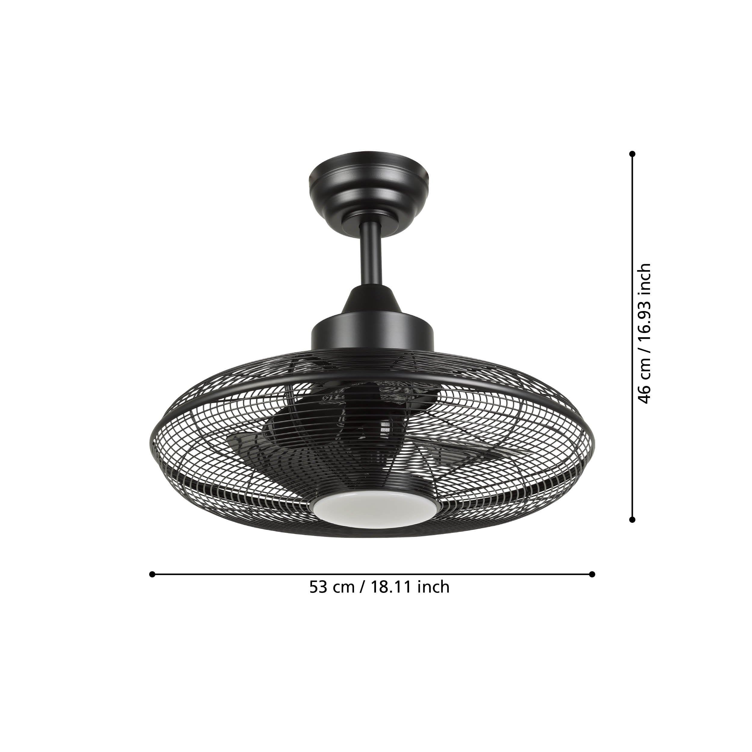 eglo-igeldo-deckenventilator-mit-beleuchtung-53-cm-schwarz-matt-ac-motor image 4