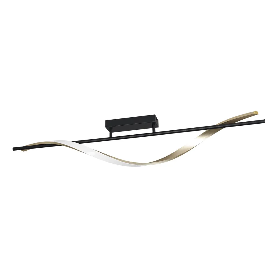 eglo-conaprato-led-deckenleuchte-115-cm-schwarz-messing-dimmbar-mit-fernbedienun image 1