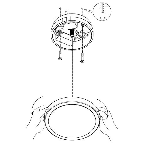 eglo-mongodio-1-led-deckenleuchte-rund-wei-14-cm-warmwei image 8