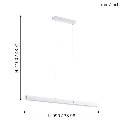 eglo-caldina-led-pendelleuchte-1-flammig-dimmbar-wei-chrom-21w image 8