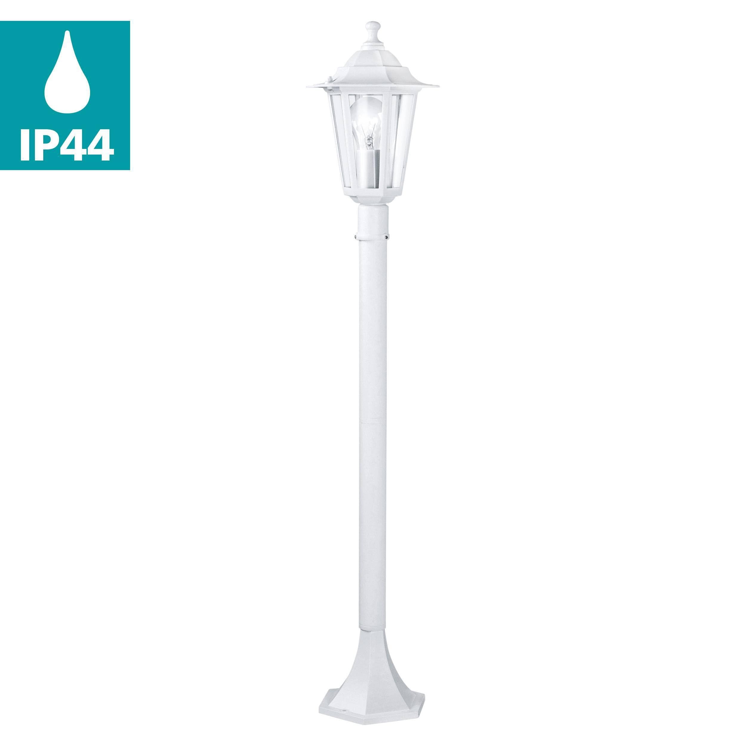 eglo-au-en-stehlampe-laterna-5-e27-ip44-garten-standleuchte-aluguss-wei-100cm image 2