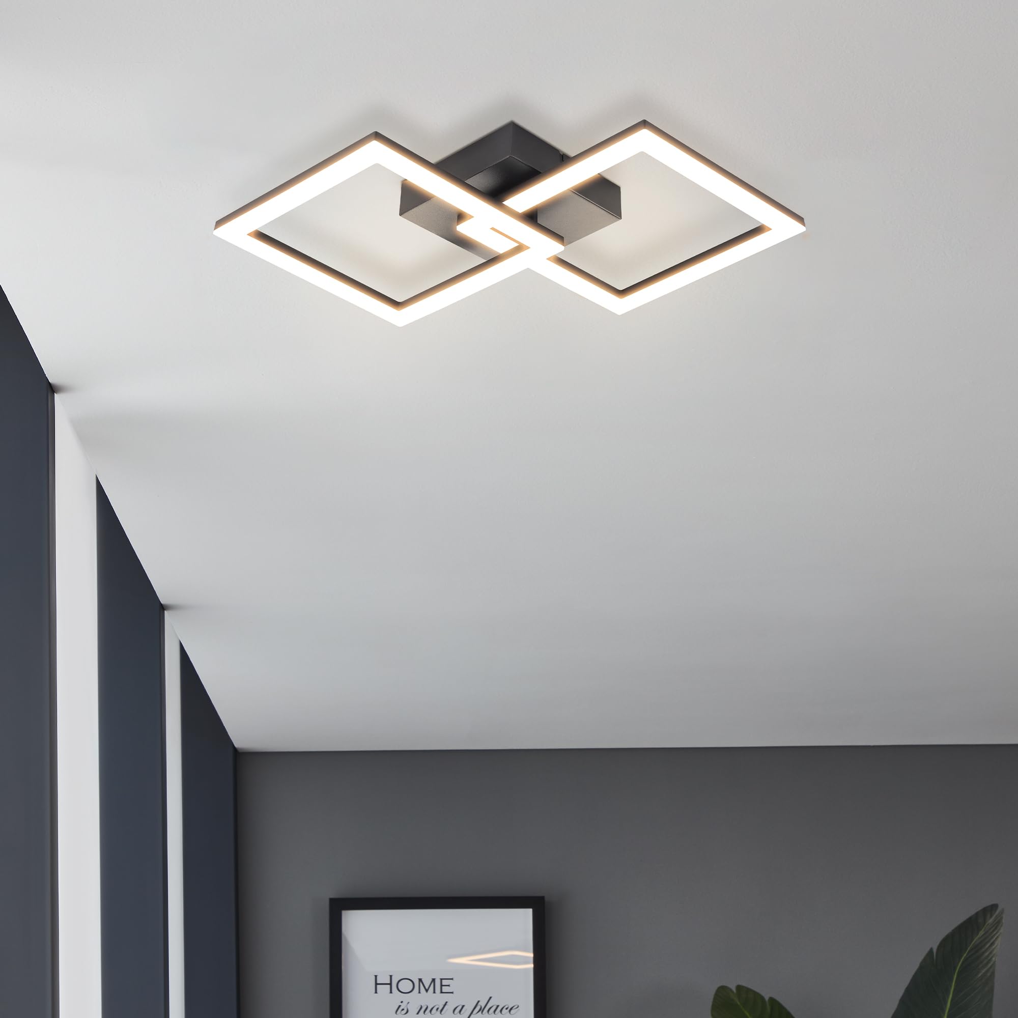 eglo-palmaves-e-led-deckenleuchte-eckig-52-5-cm-warmwei-schwarz image 3